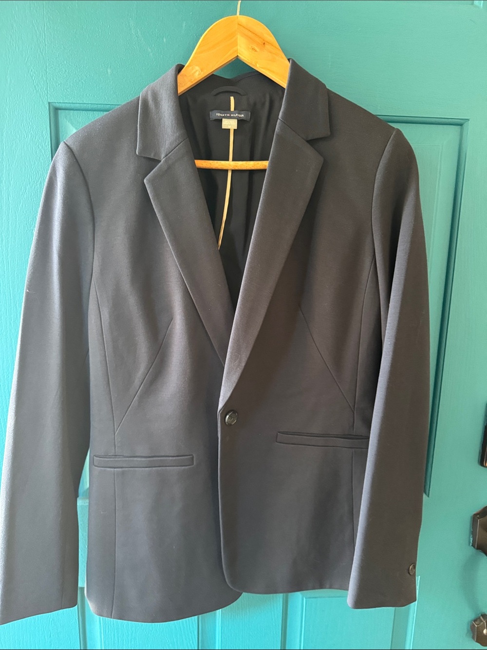 Tommy Hilfiger dark blue  Single-Button Women's Blazer size 10